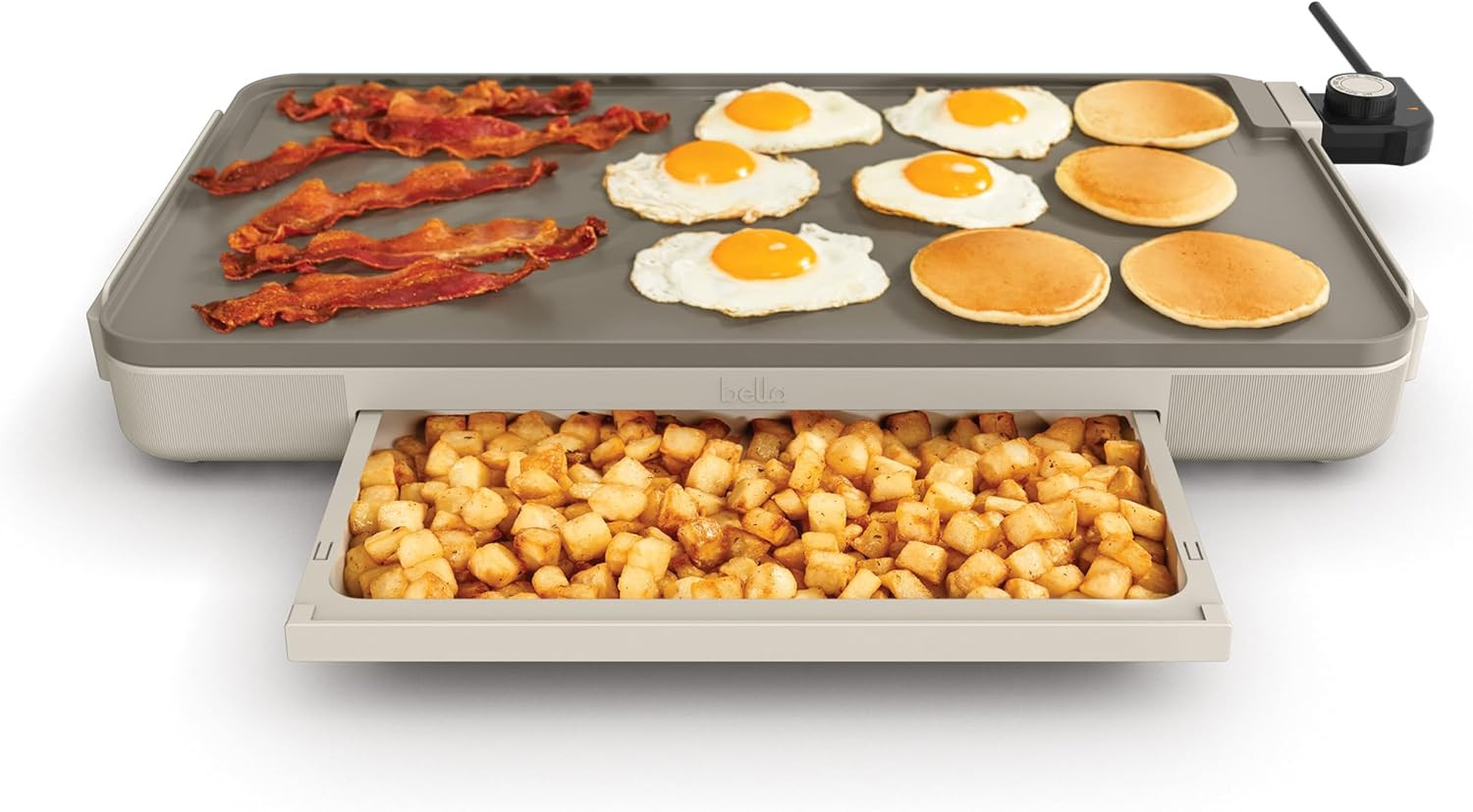 Plancha Electrica 30 X 56 Cm Bandeja Calentadora Antiadherente Sonda Removible