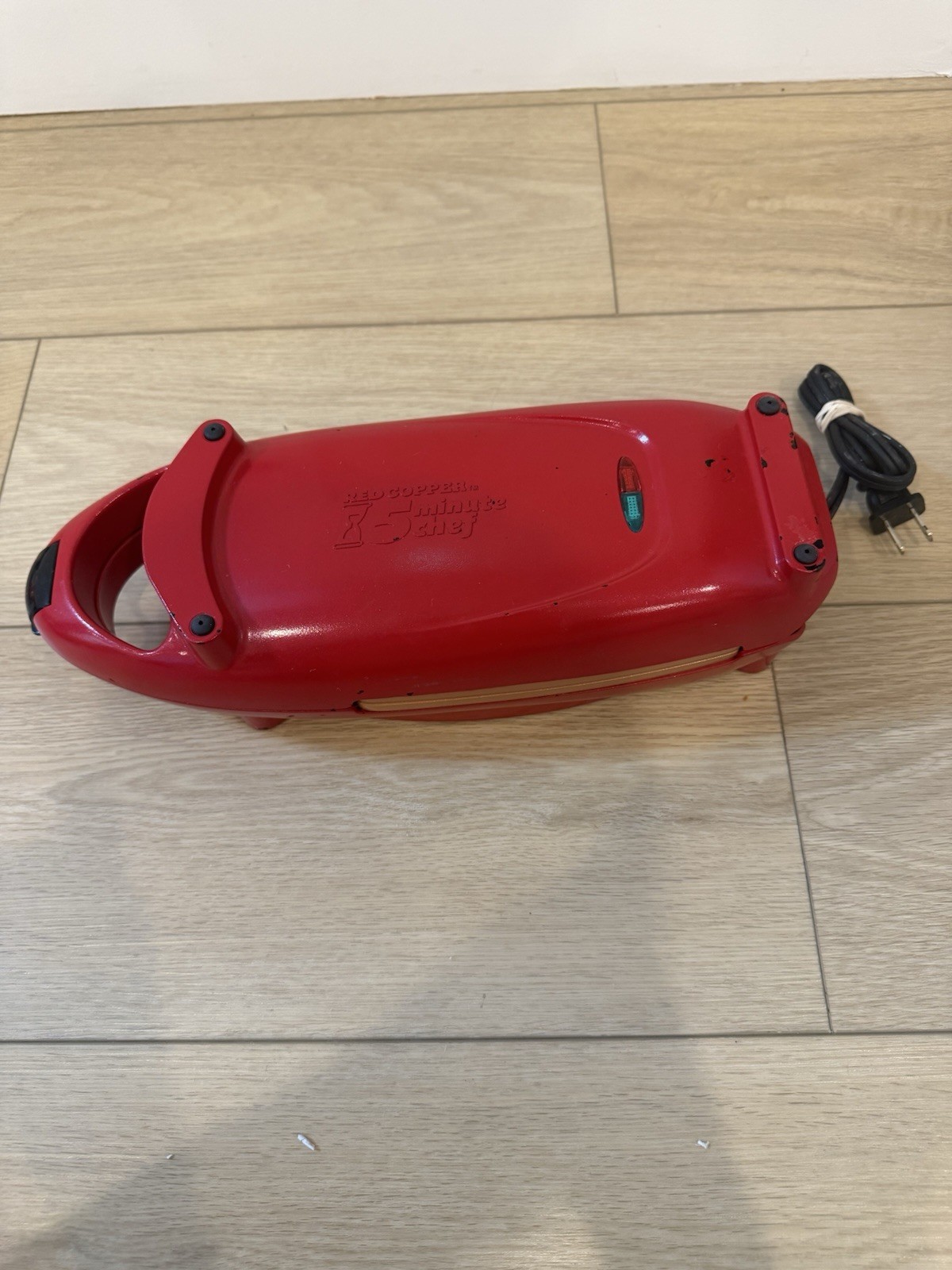 Red Coppe 5 Minute Chef Electric Meal Maker Frying Pan Nonstick 22852a1