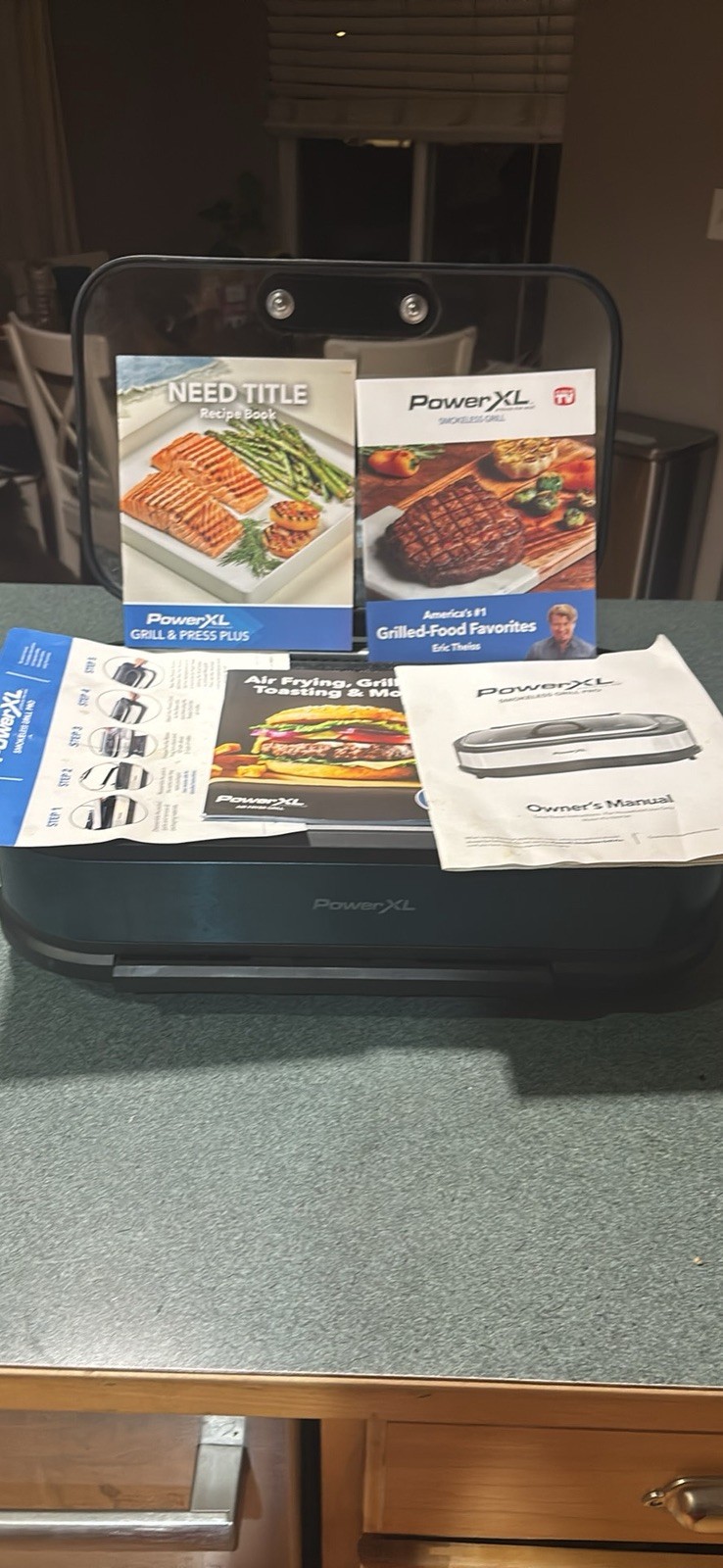 Power XL Indoor Smokeless Grill Pro PG-1500FDR Works