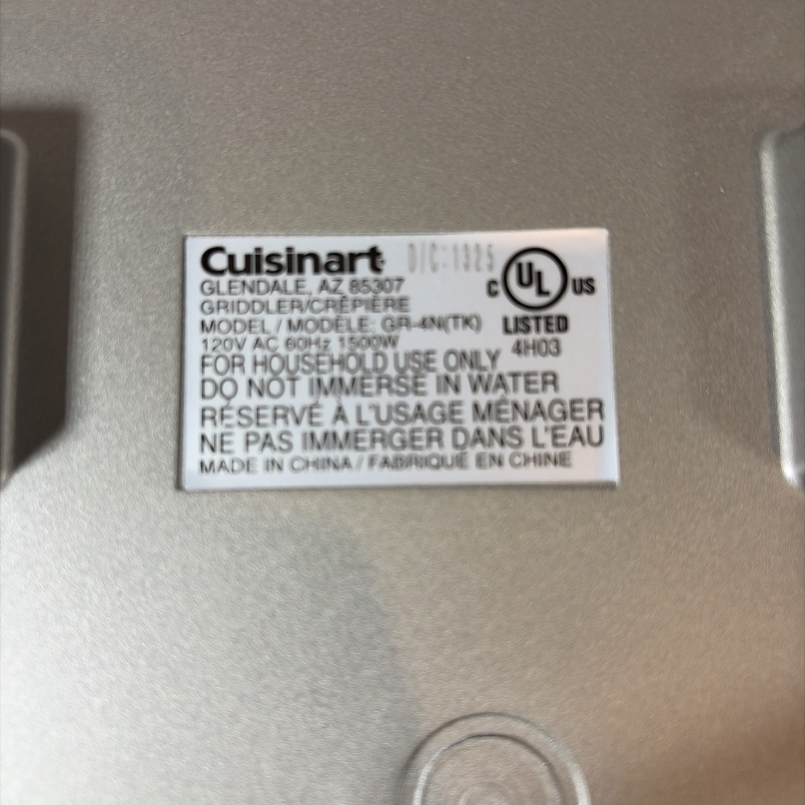 Cuisinart Griddler Indoor Grill & Griddle 5-in-1