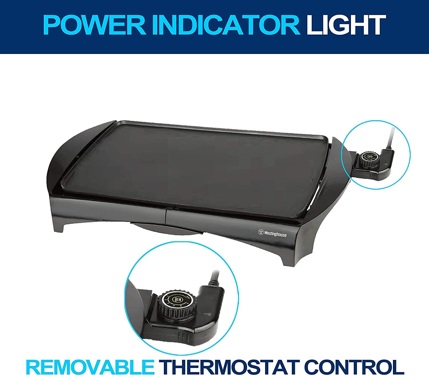 Westinghouse 220 volt griddle Family Size grill 220 Volts (NOT FOR USE In USA)
