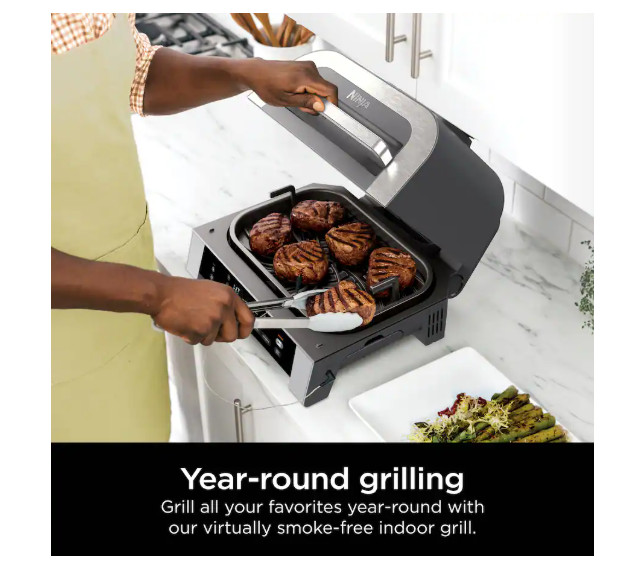 Ninja – Foodi Smart XL 6-in-1 Countertop Indoor Grill with Smart Cook System