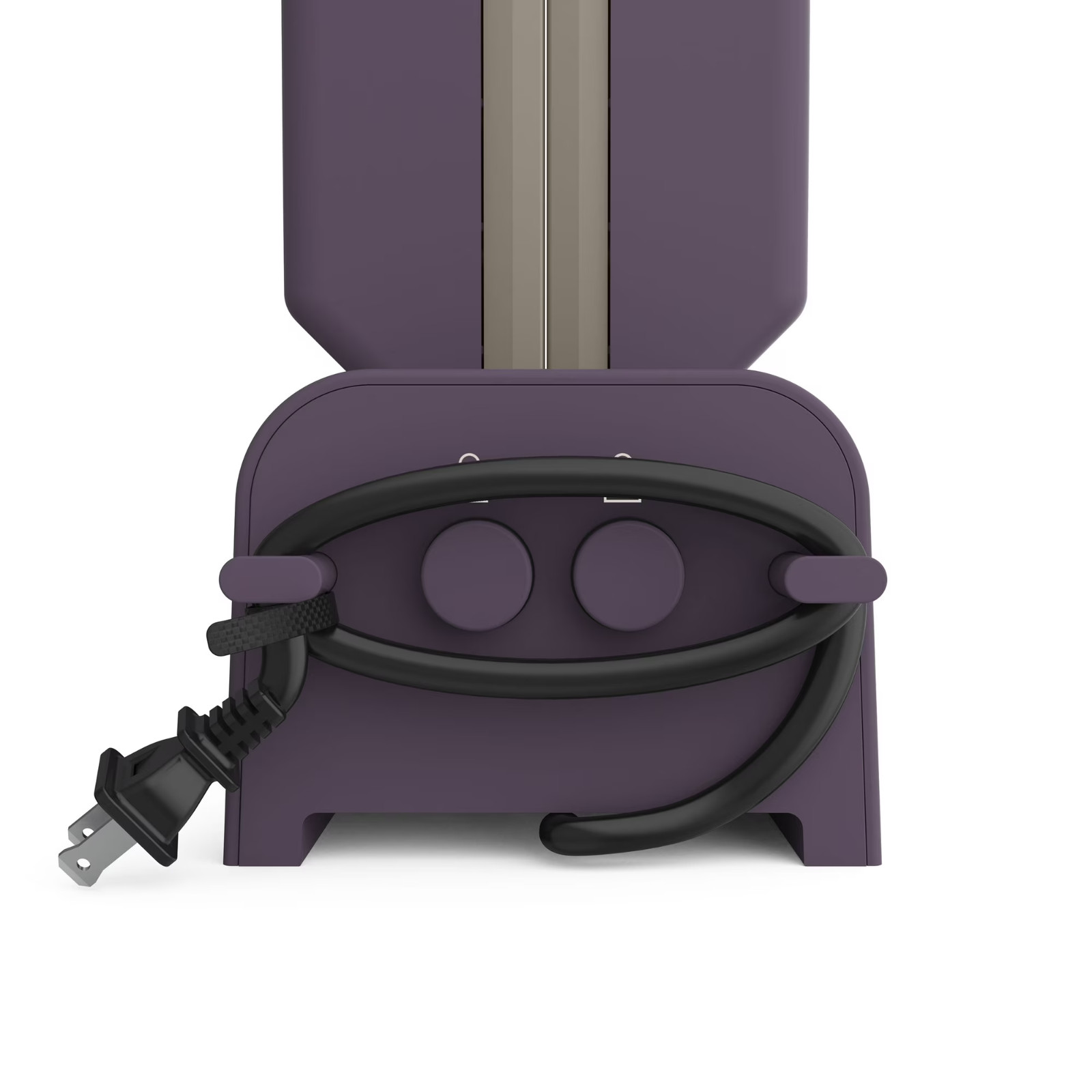 bella 10″x 20″ Ceramic Fold-n-Store Dual Temp Griddle, Nonstick Coating, Plum