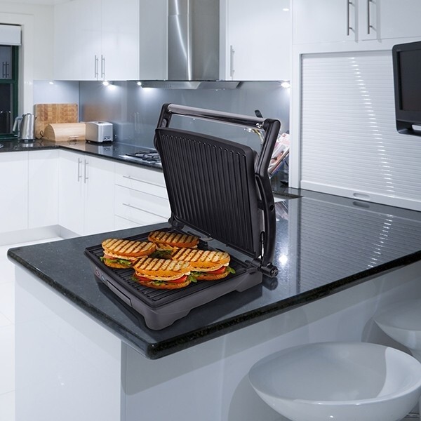 COURANT SMOOSH Panini Press, 180⁰ Griddle, 1400W 4-Servings Delicious Sandwiches