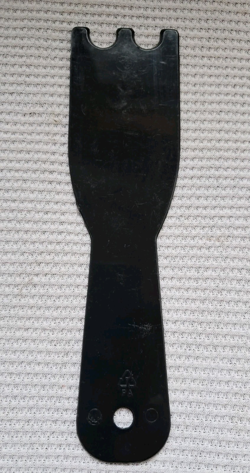George Foreman Grill Scraper Fork Spatula Black in Color