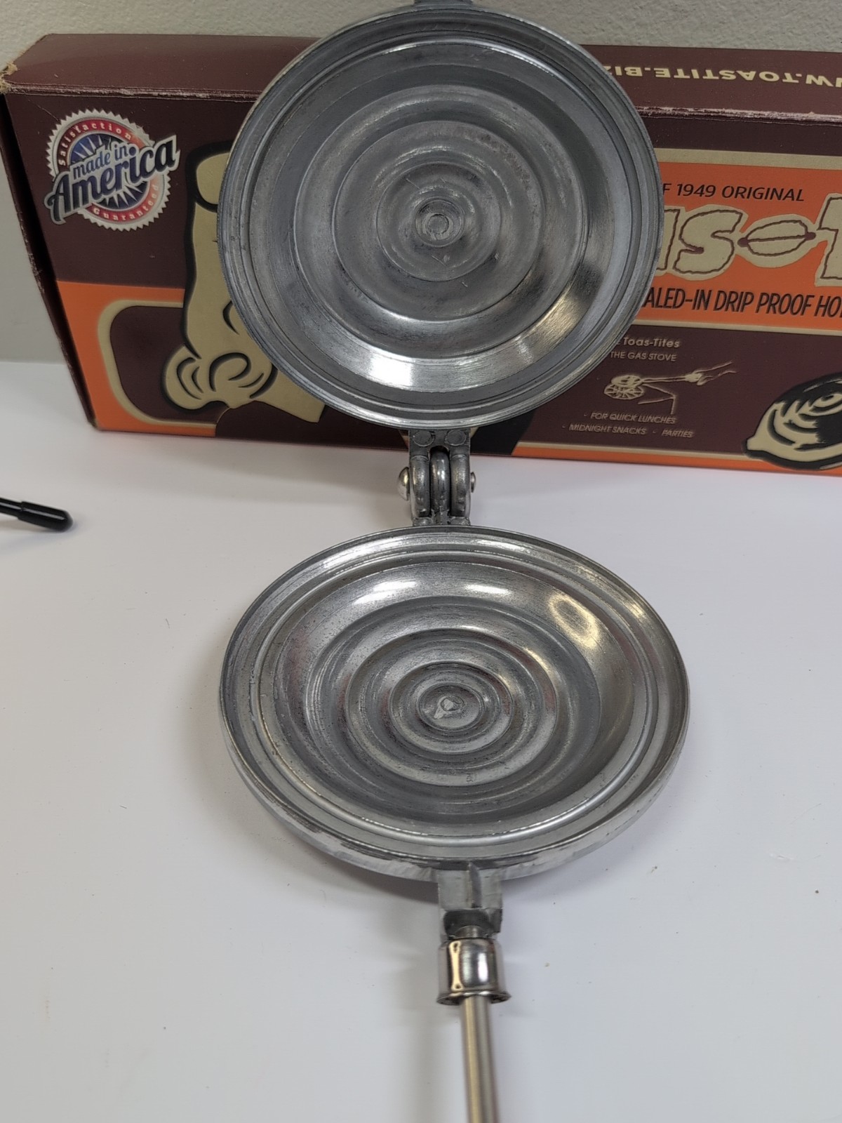 TOAS-TITE Drip Proof Sandwich Maker Replica of 1949 Original New Open Box