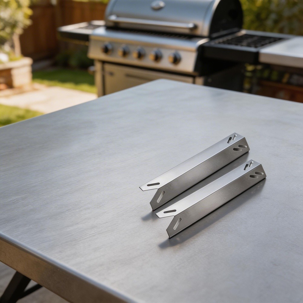 Stainless Steel Grill Hot Plate Made from 201 Stainless Steel 39.4x8x3cm
