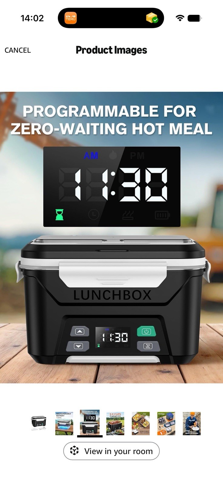 EAST OAK Cordless Electric Lunch Bo