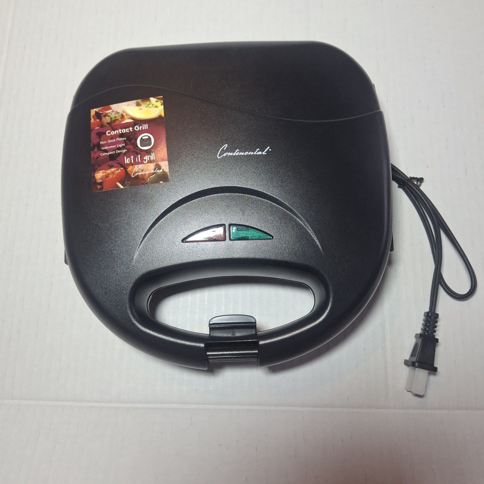 Continental Contact 2 Serving Indoor Grill Model CE23829 Kitchen Appliance New