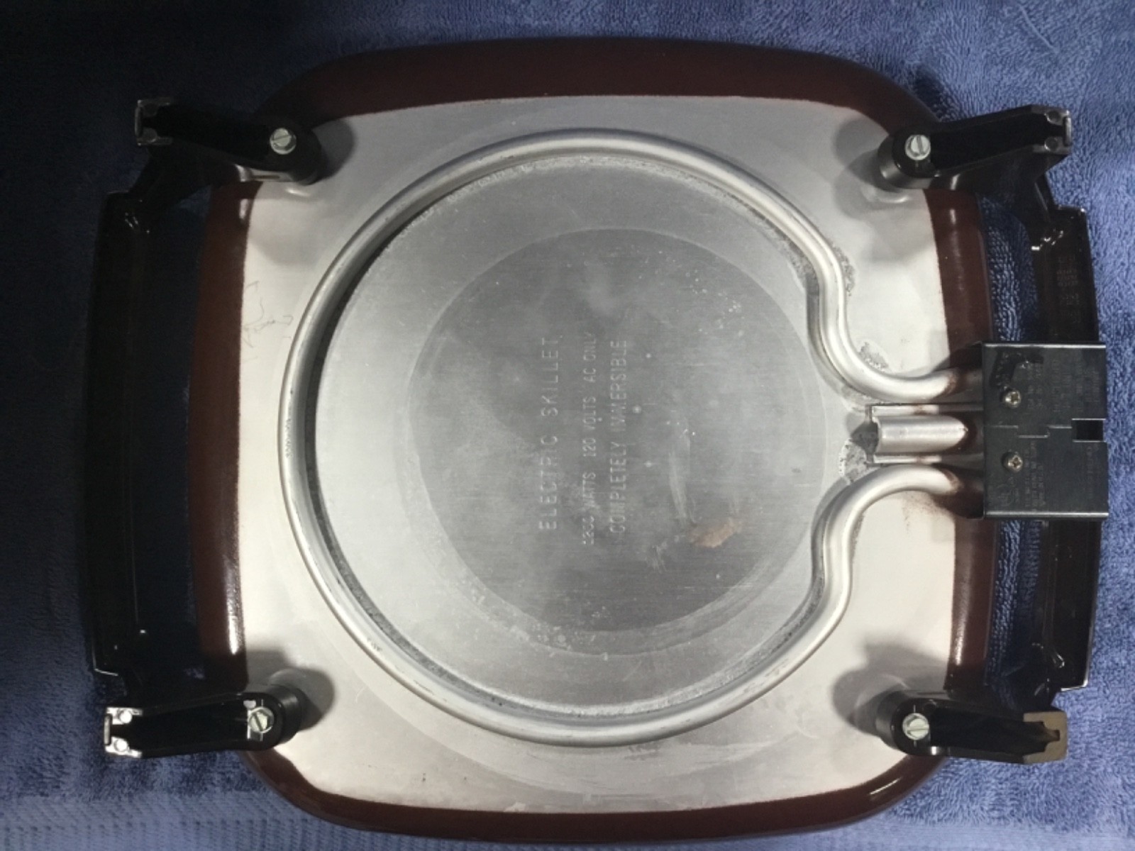 West Bend 1440 Electric Skillet 12″ Square Unused NOS w/ Sticker No Box