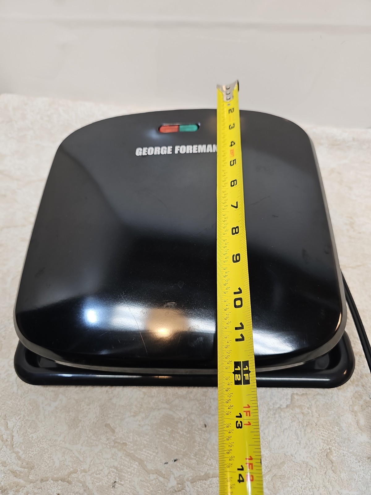 George Foreman 4 Servings Removable Plate Electric Indoor Grill/Panini Press