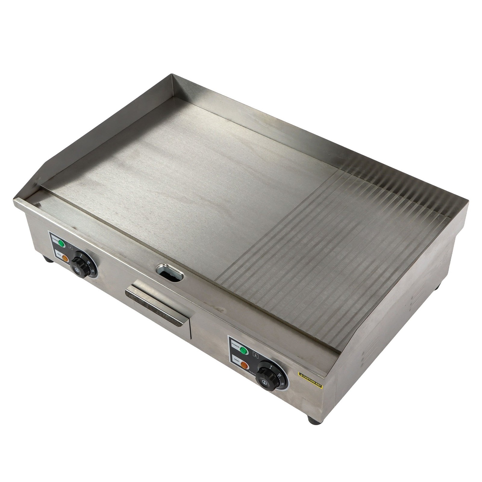 3000W 30″ Commercial Electric Griddle Fast Heat Up Semi-Flat Top Grill 122-572℉