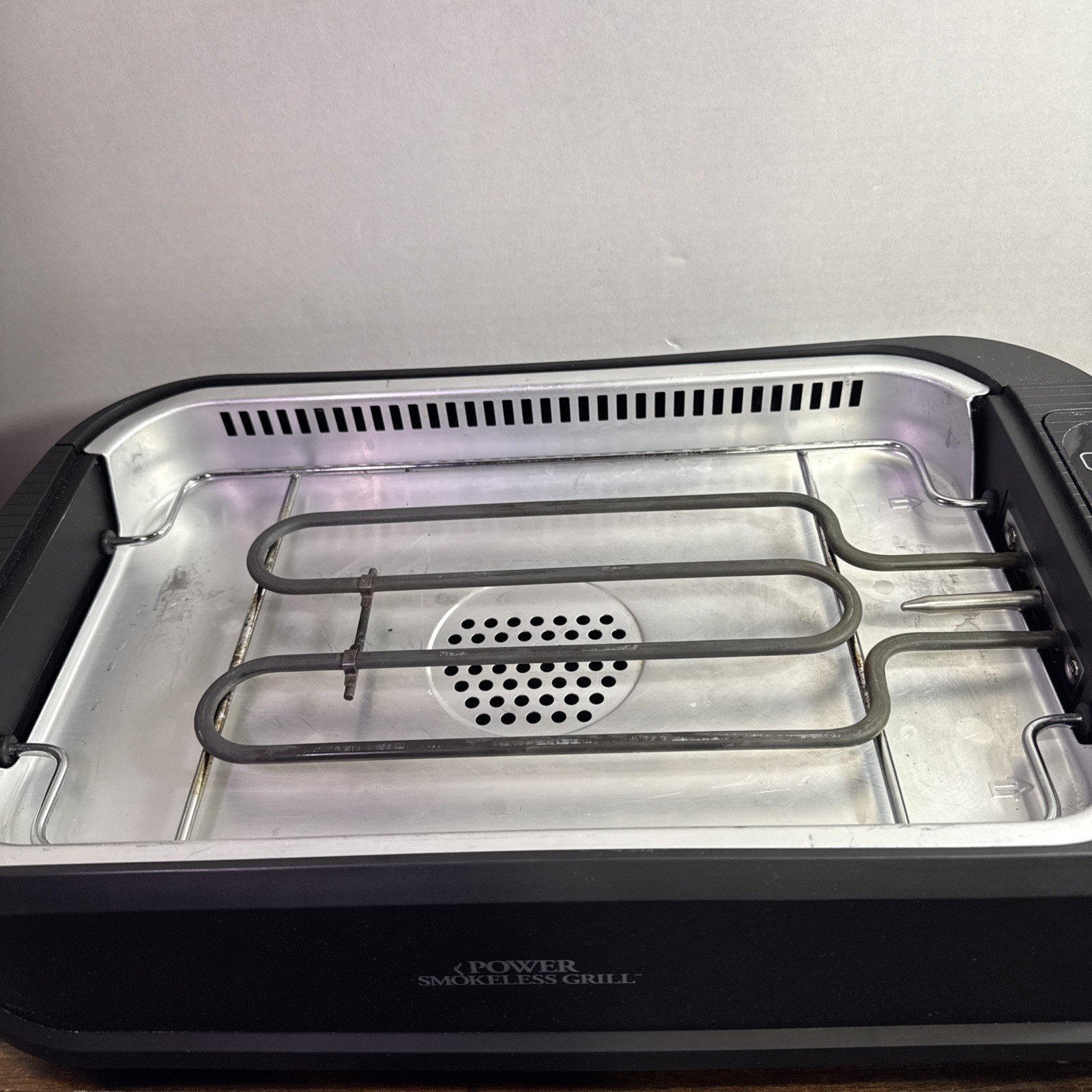 Power Smokeless Grill GR-200-5 USED ONCE 13.5×8 Cooking Area COMPLETE W/ Box