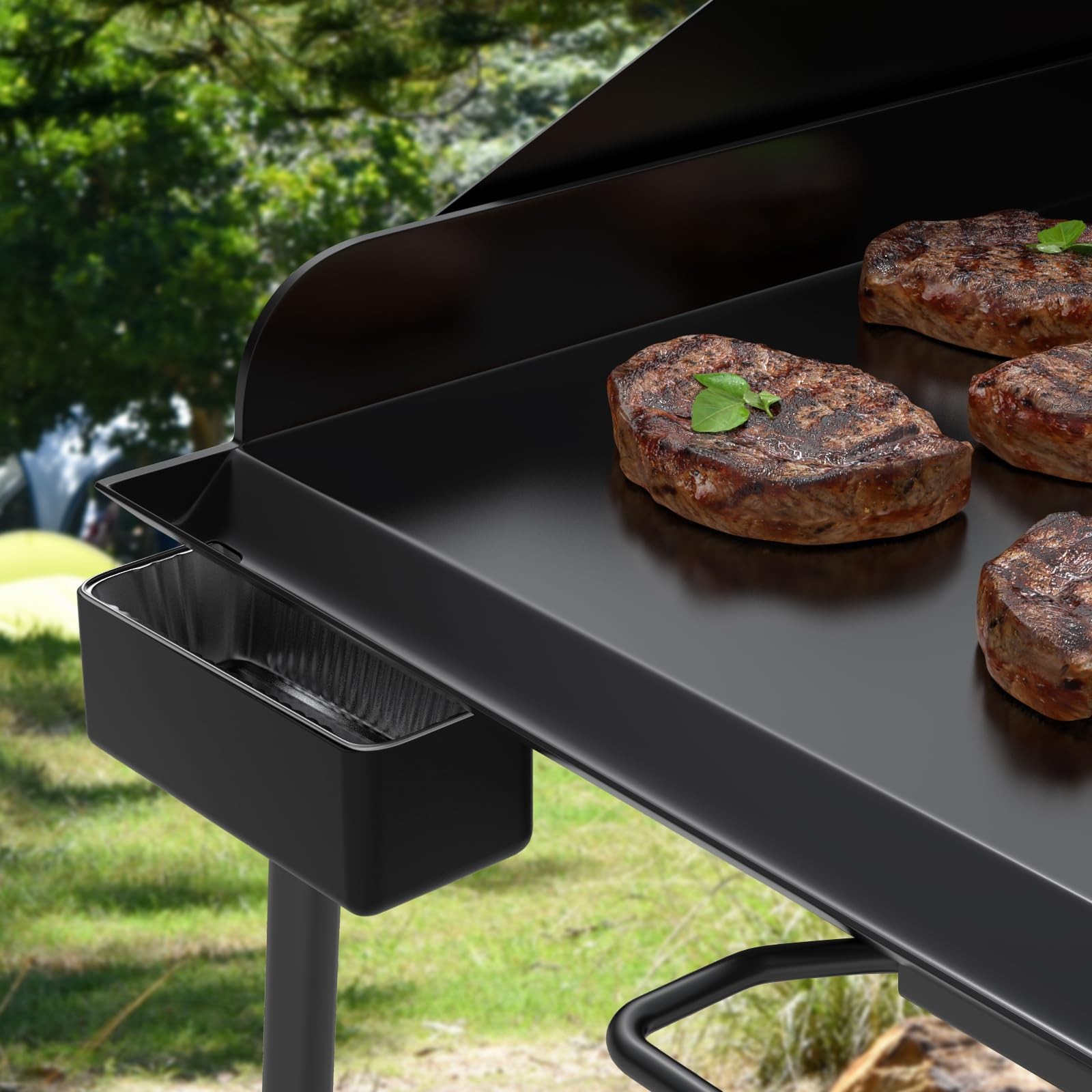 Ajinteby 16 X 24 Flat Top Griddle For Camp Chef Stove 16 Inch 2 Burner Fry