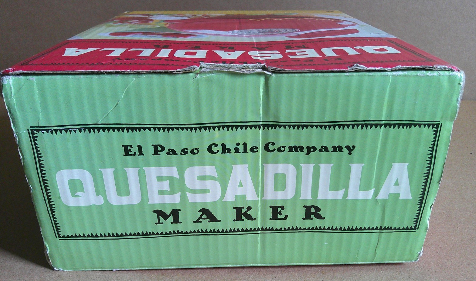 El Paso Chile Company RED Quesadilla Maker With Manual