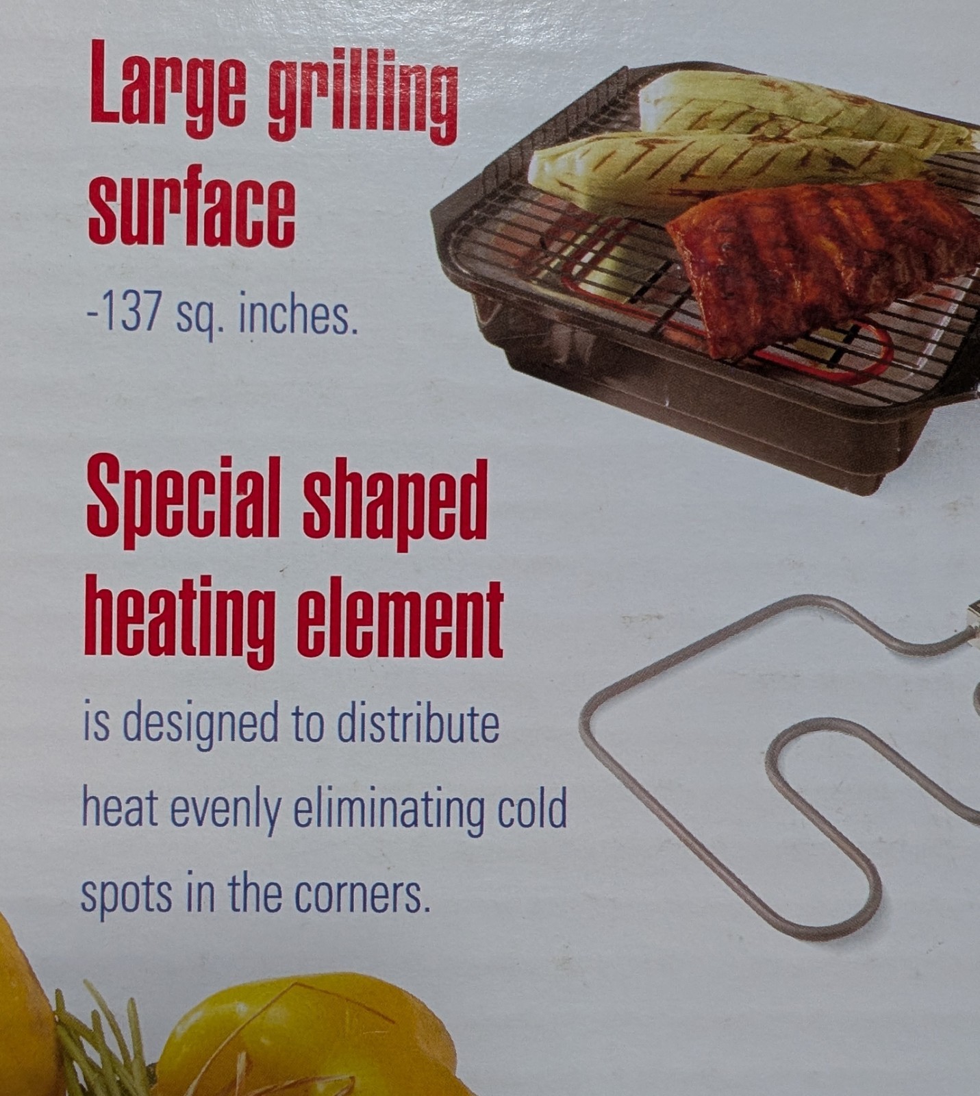 Vintage SUNBEAM 12X12 ELECTRIC INDOOR GRILL 4759 NEW