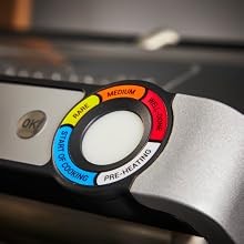 OptiGrill Stainless Steel XL Electric Grill, 6 Servings, 9 Intelligent Automatic