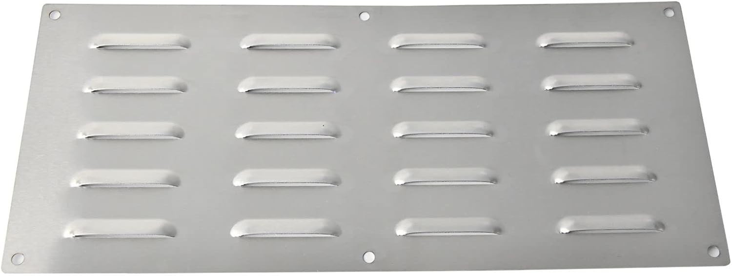 Stainless Steel Venting Panel For Outdoor Kitchens Grill Accessory, 15 Inch By
