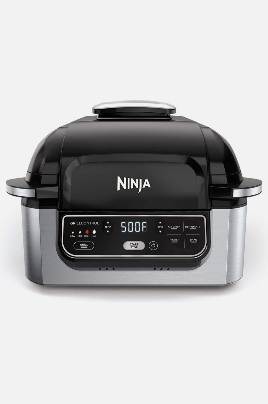AG301 Foodi 5-in-1 Indoor Electric Grill w/Air Fry, Roast, Bake, & Dehydrate NEW