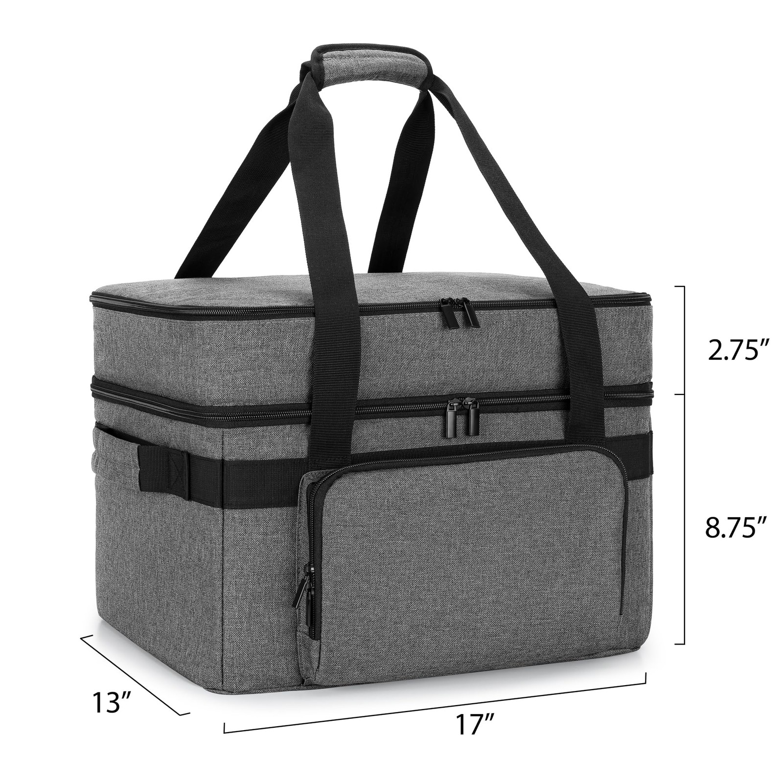 LUXJA Indoor Grill Carrying Bag with Bottom Pad Compatible with Ninja Sizzle …