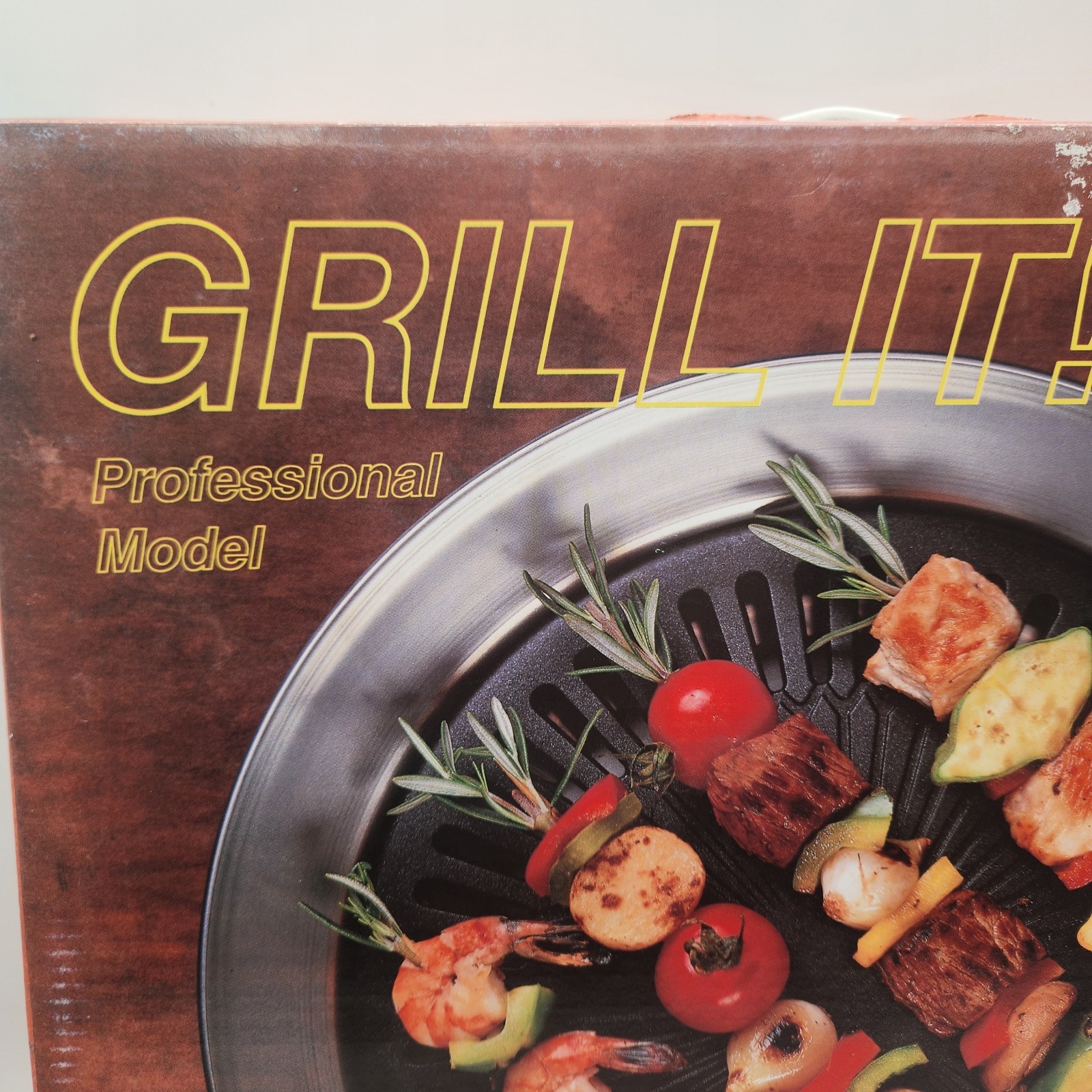 Grill It Professional Model Indoor Smokeless Stove Top Grill 1998 Open Box