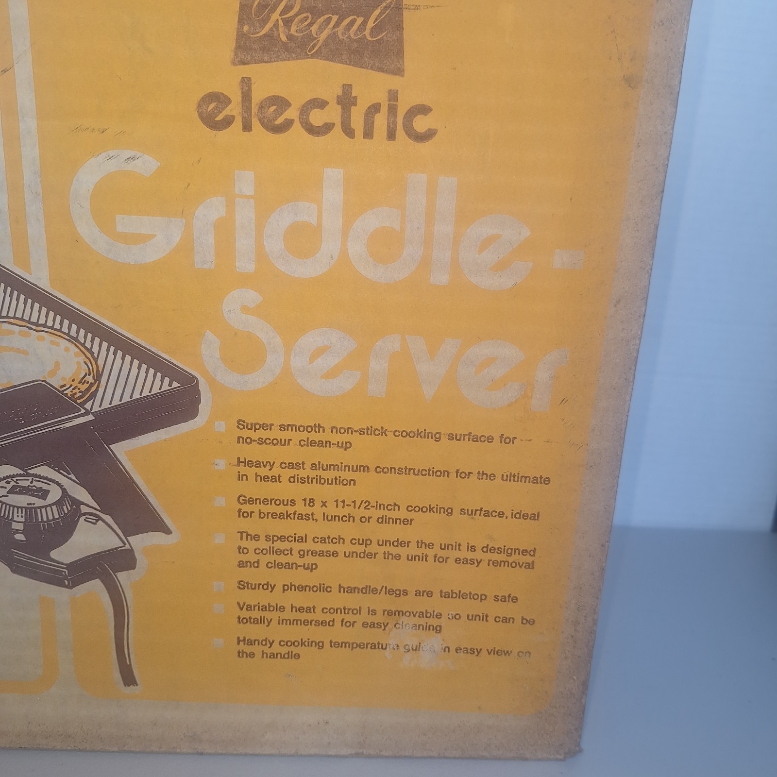 NEW UNOPENED Vintage Regal Electric Griddle, K6721, BRAND NEW, Very Rare
