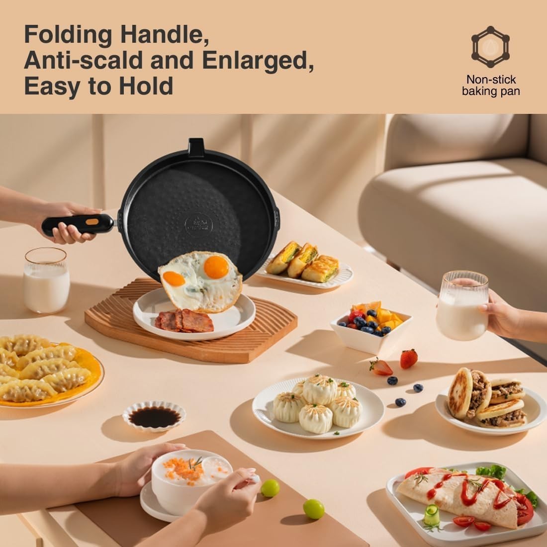 Electric Baking Pan LR-D3027S Removable Electric Griddle for BBQ Bakery Steak