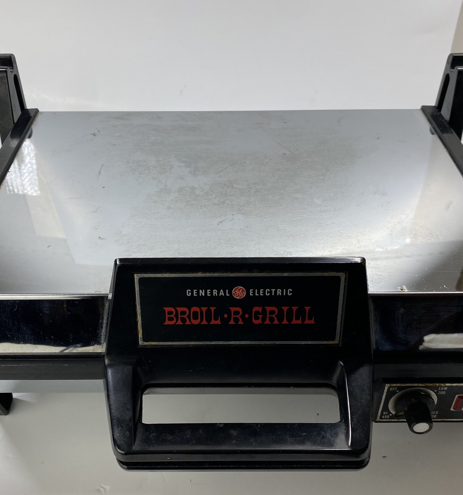 Vintage General Electric GE Broil R Grill Chrome Electric Broiler