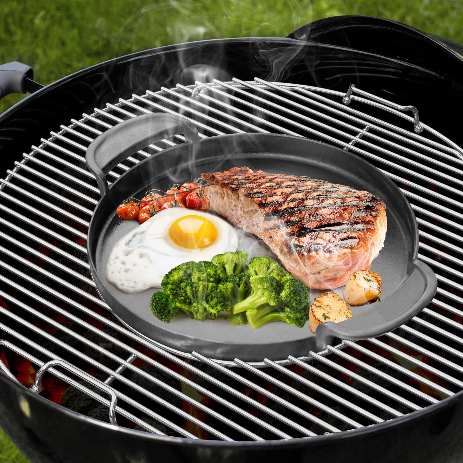 onlyfire Double-Side Hinged Cooking Grate, Gourmet BBQ System Replaced…