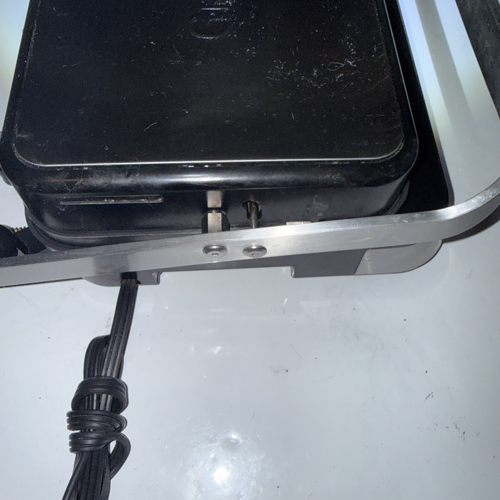 GreenPan Electric Indoor Stainless Steel 6-in-1 Contact Grill & Griddle CC006410