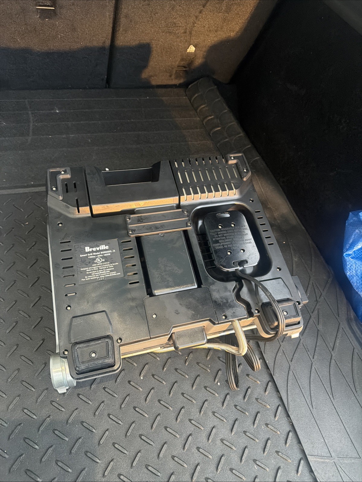 Breville Smart Grill 1800W Sandwich Press Panini Griddle BGR820XL Tested Clean