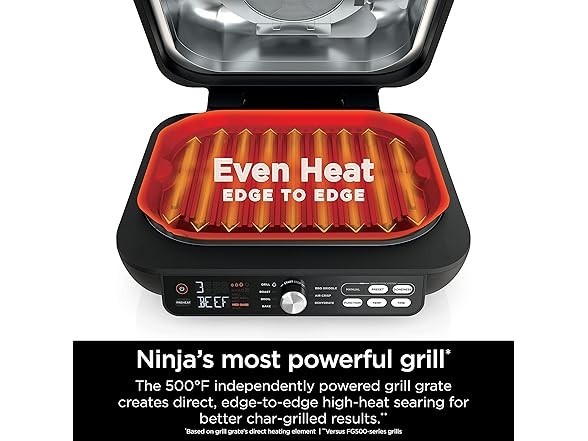 Ninja Air Fryer IG651 Foodi Smart XL Pro 7-in-1 Grill Griddle Air Fryer – NEW