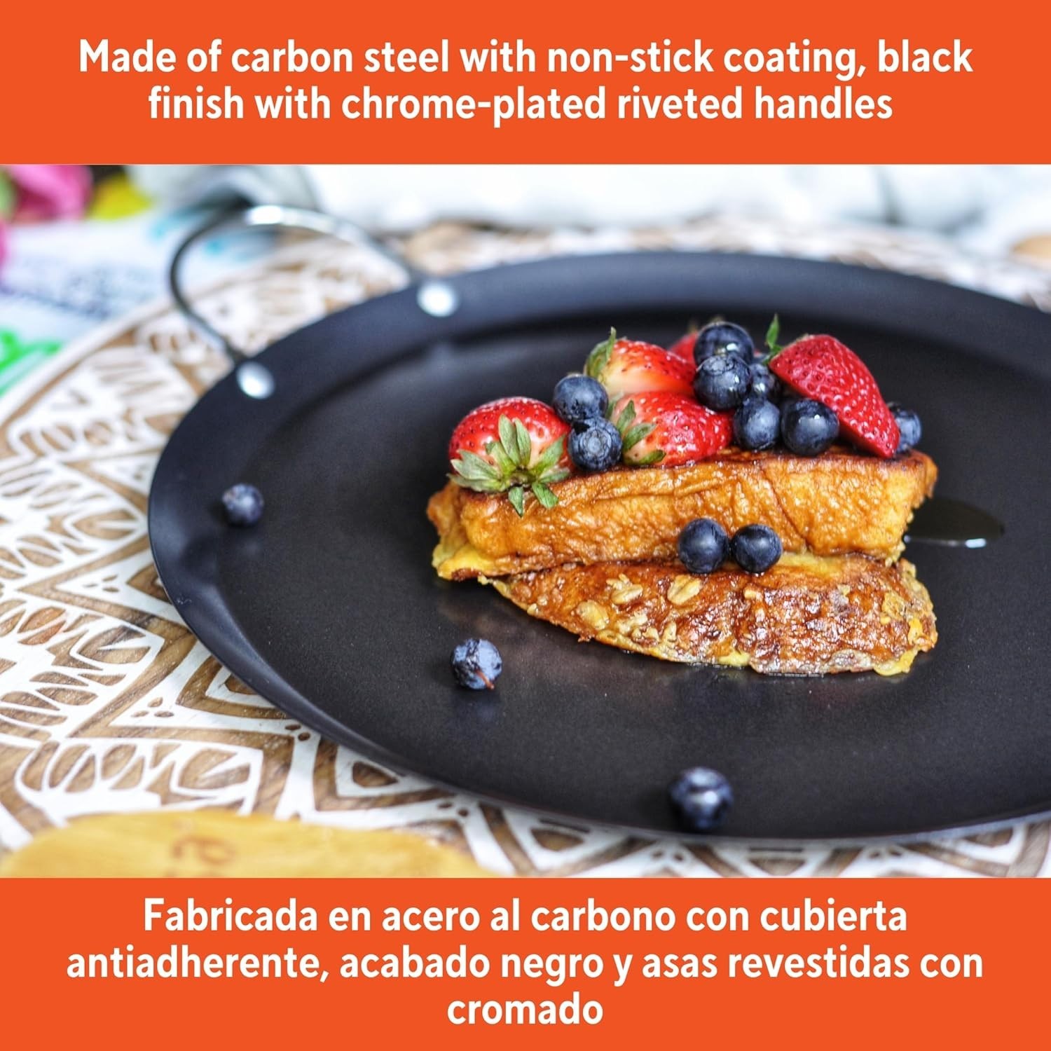 Versatile 11-Inch Round Nonstick Comal – Perfect for Tortillas, Pancakes & More