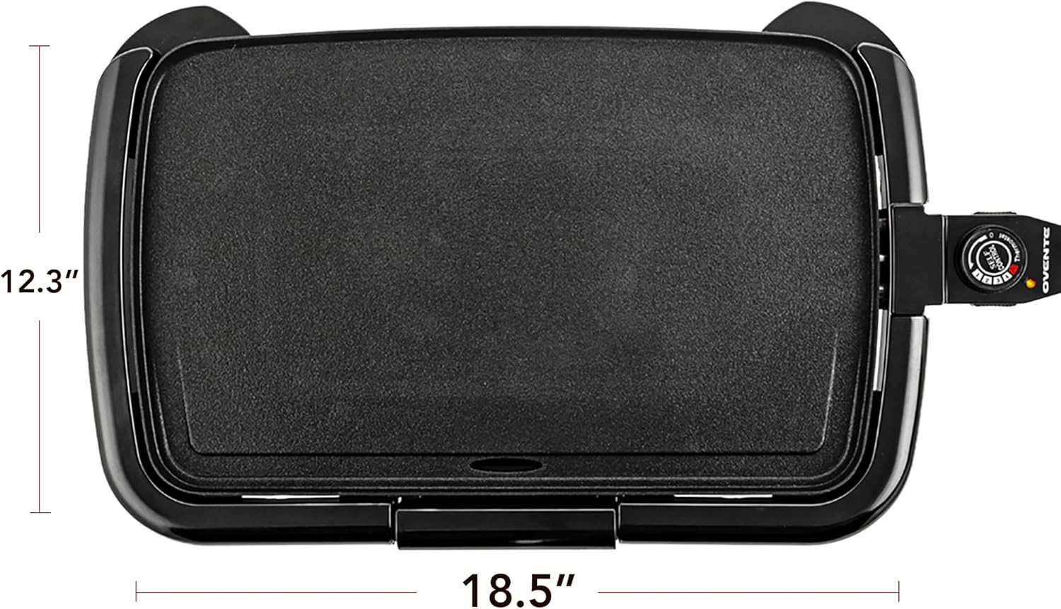 Electric Griddle W/ 16 x 10 Inch Flat Non-Stick Cooking Surface Removable &