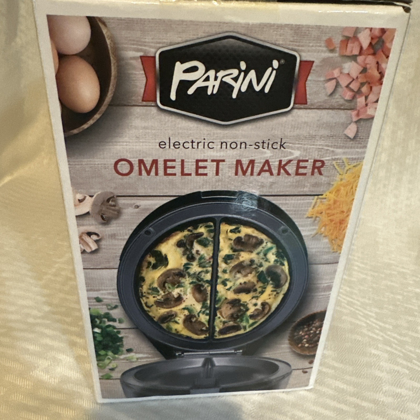 Parini Omelet Maker Electric Non-stick New in Box