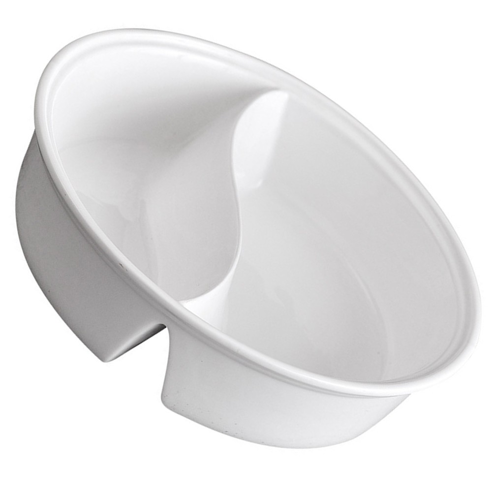Divided Fat Reduction Bowl Soup Ceramic Small Deep Plate Heat Resistant