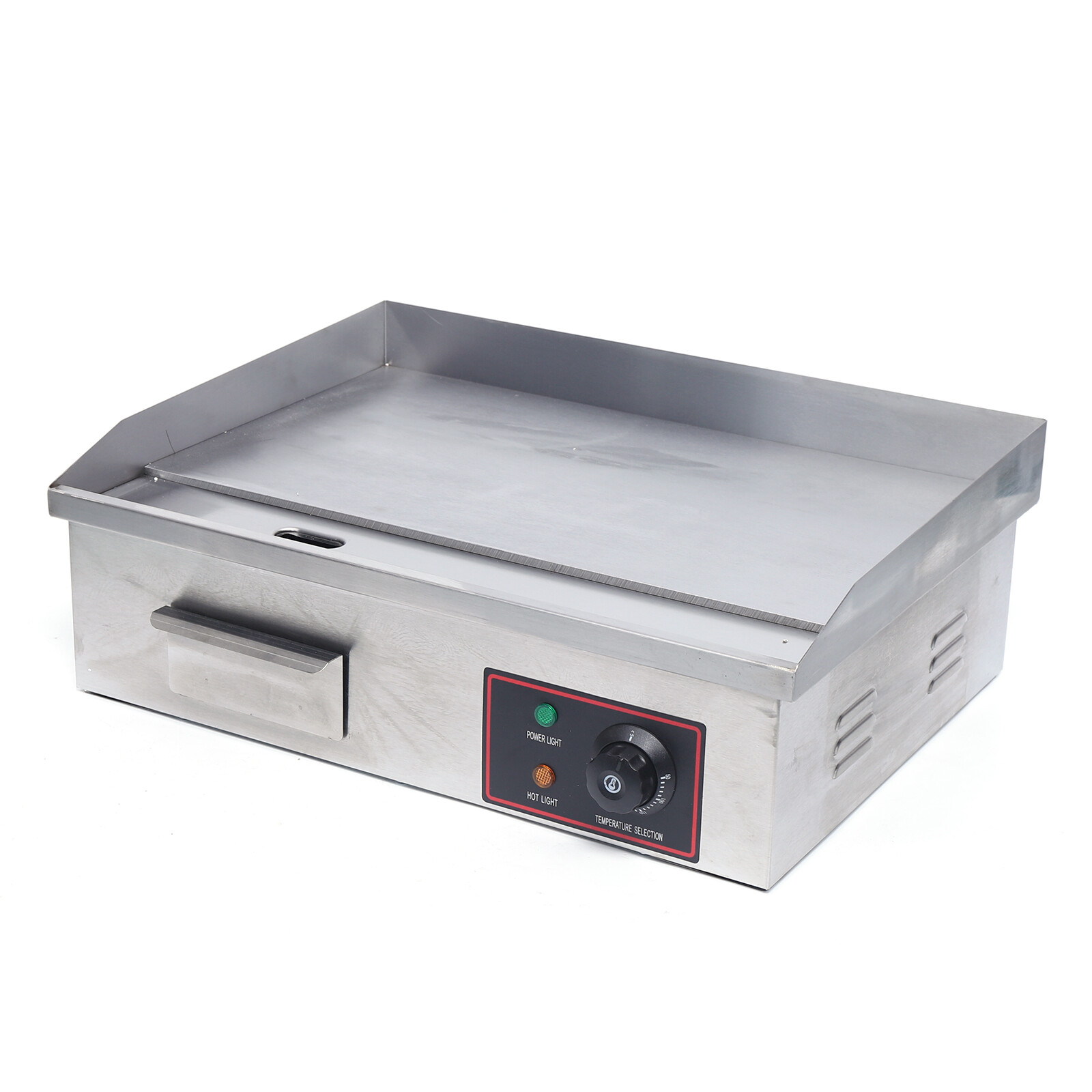 22″ Electric Grill Griddle Commercial Non Stick Flat Top Grill Indoor Countertop