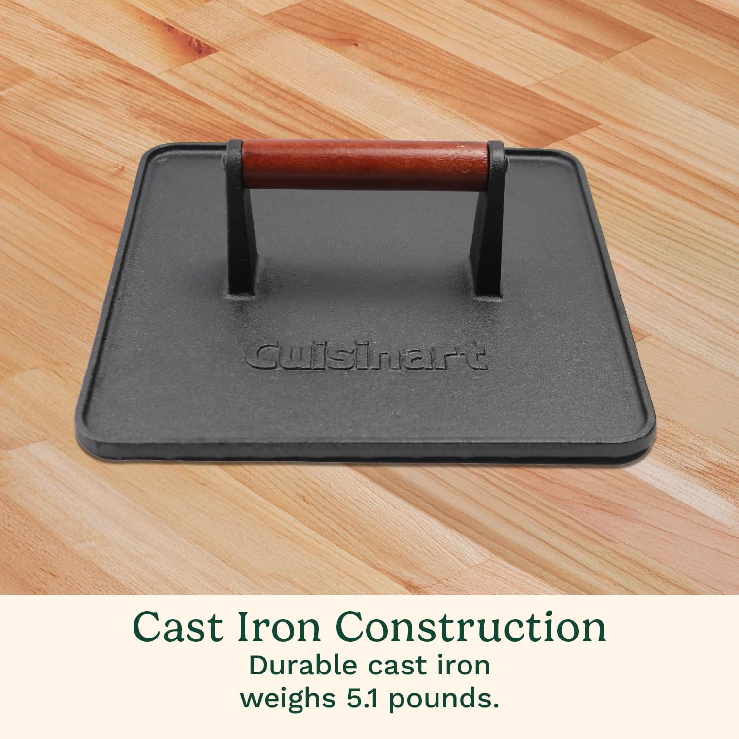 CGPR-223 XL Cast Iron Griddle Press