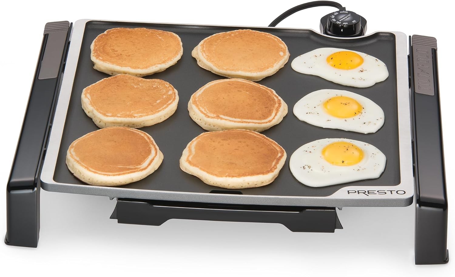 07071 15-inch Electric Tilt-n-fold Griddle Black