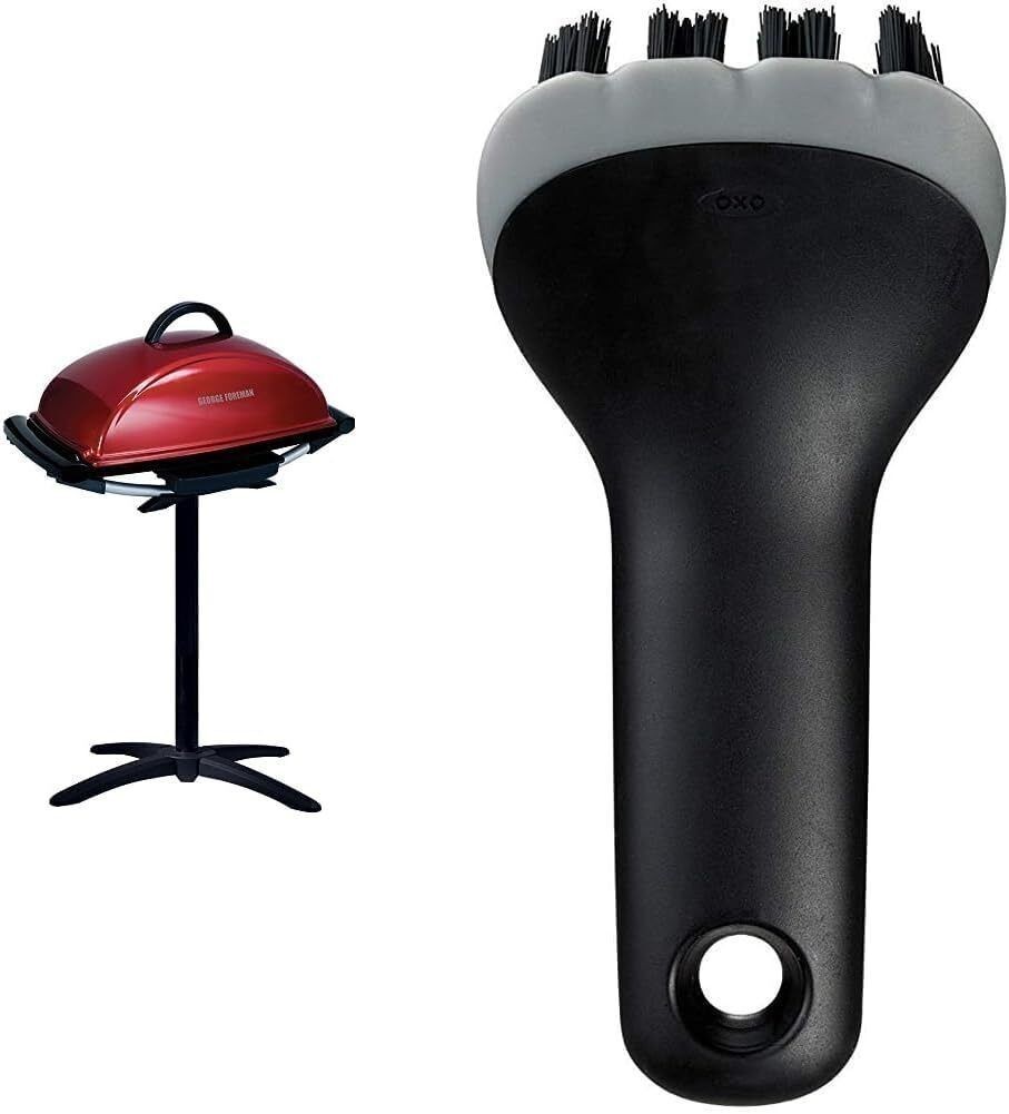 12-Serving Indoor/Outdoor Rectangular Electric Grill Outdoor Camping BBQ Picnic
