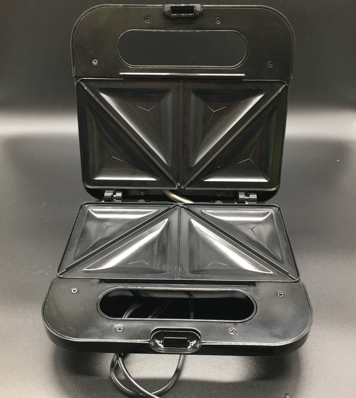 Oster Diamond Black Nonstick Sandwich Maker Electric Grill # CKSTSM2885