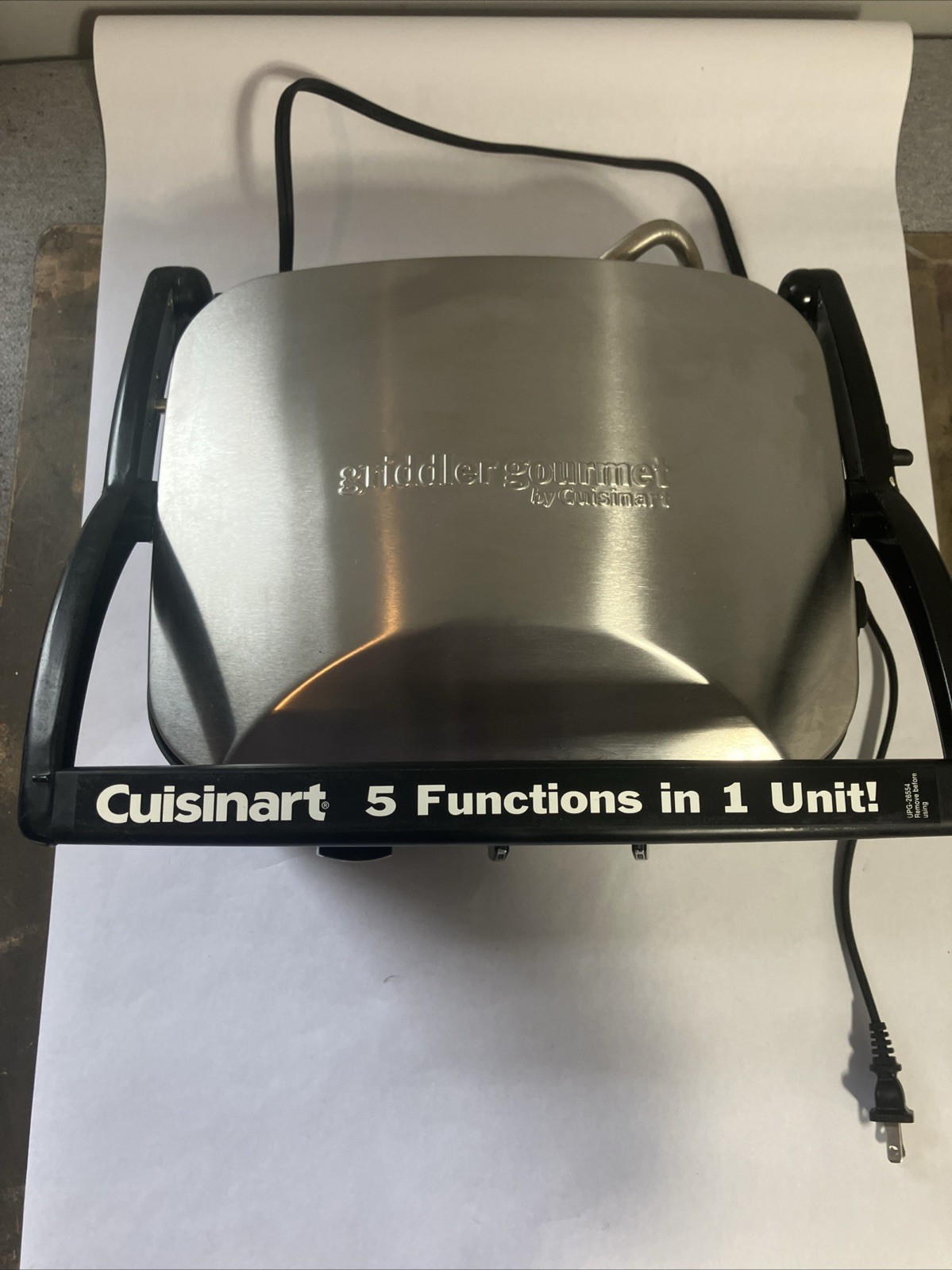 Cuisinart GRID-8N 5-in-1 Griddler | Compact Grill & Panini Press