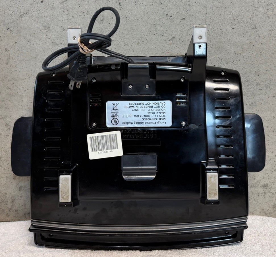 George Foreman Lean Mean Fat Grilling Machine Large Black GRP99BLK Tested
