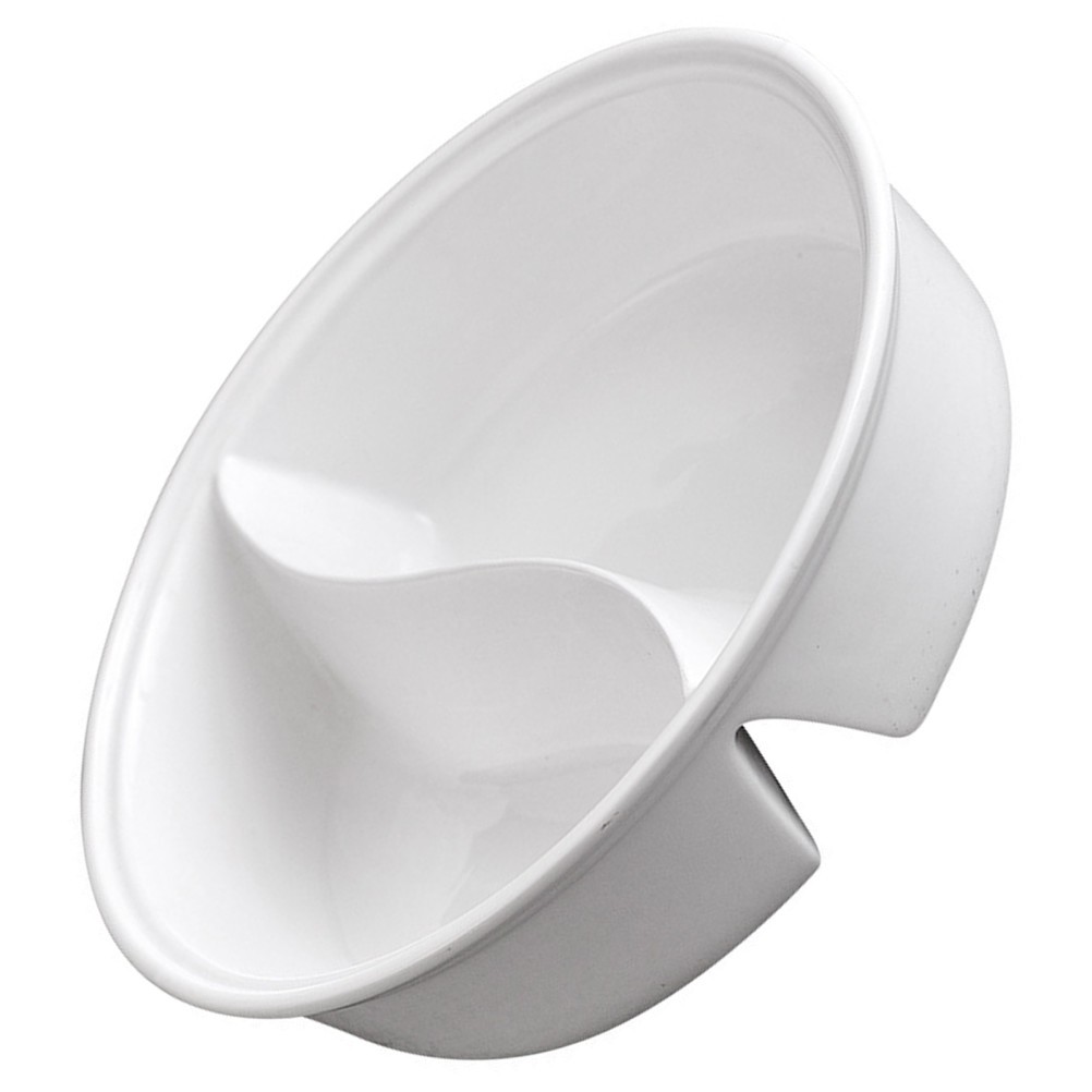 Microwave Safe Ceramic Divided Bowl for Dinner Portion Control Healthy Meals