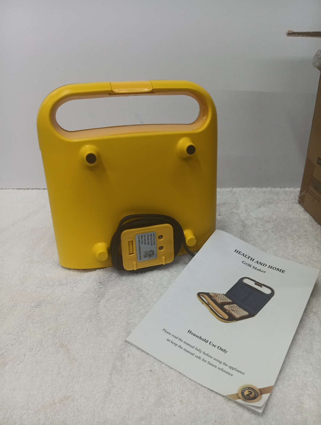 Health and Home Electric Sandwich Maker Model KS-303S. F19