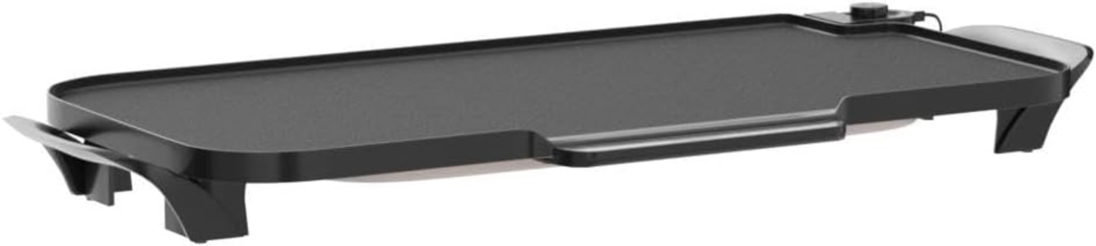 22-Inch Nonstick Electric Griddle with Removable Handles for Effortless Cooking