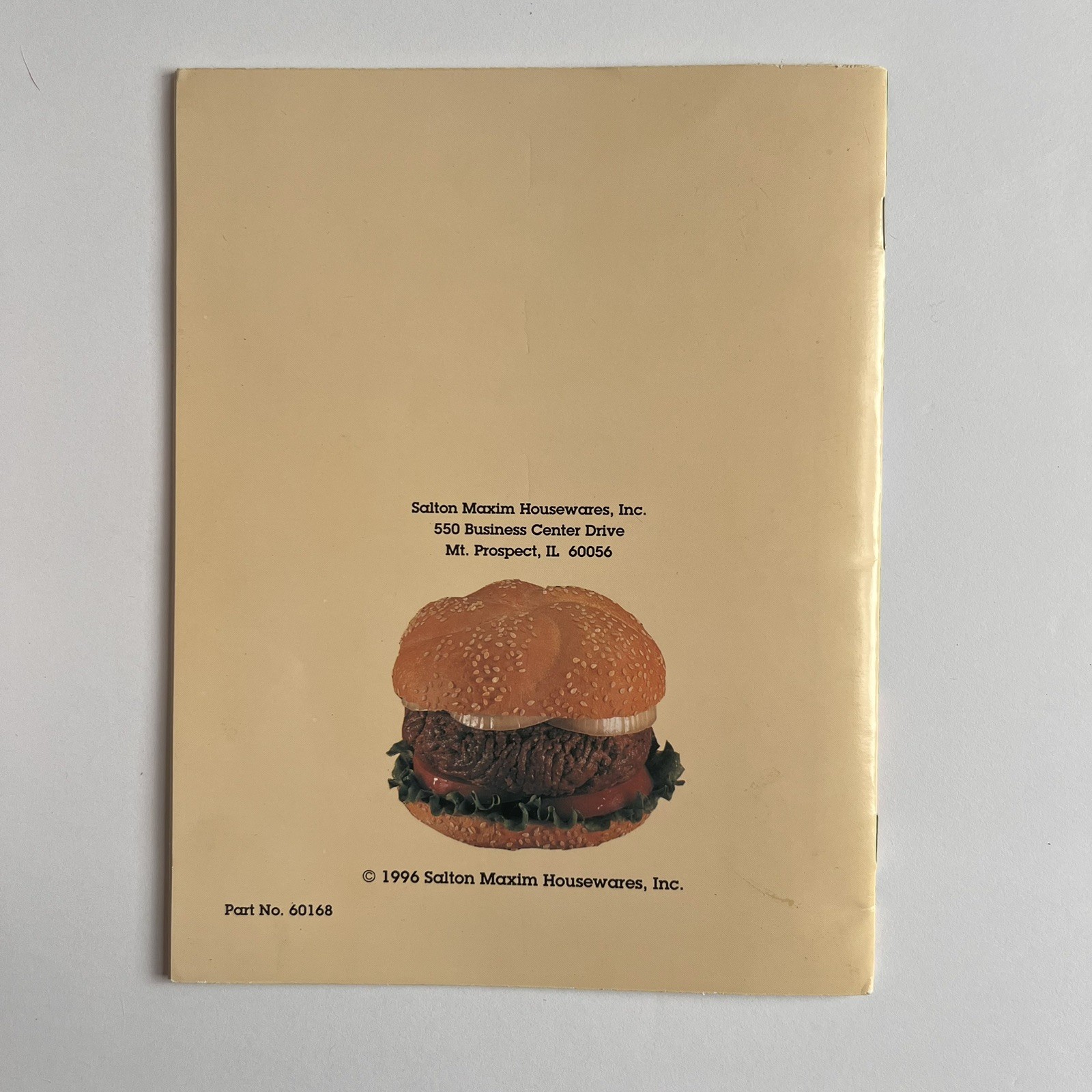 George Foreman’s Recipe Booklet Lean Mean Fat Reducing Grilling Machine
