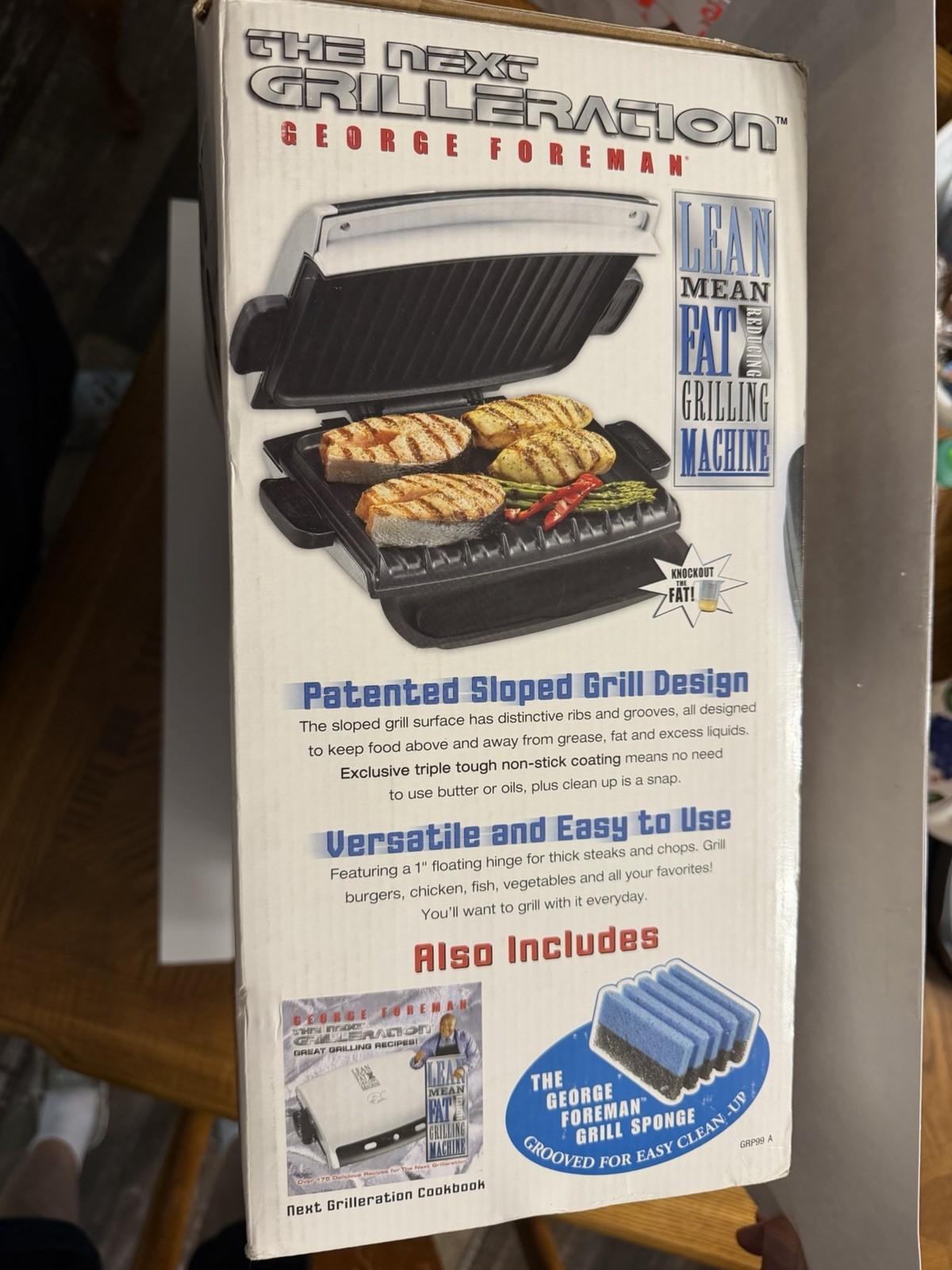 George Foreman GRP99 Next Grilleration Grill New Open Box Never Used GRP99