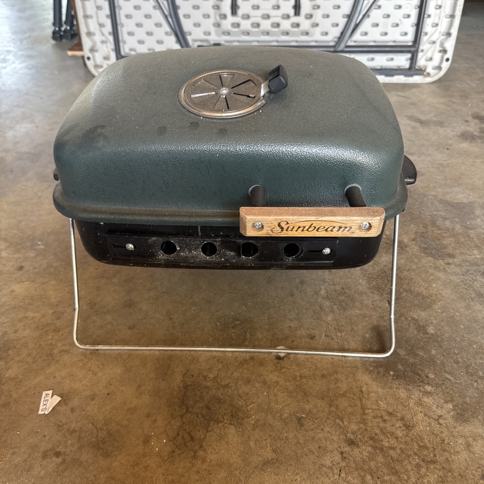 Vintage Sunbeam Portable Electric Grill Good Condition/Works