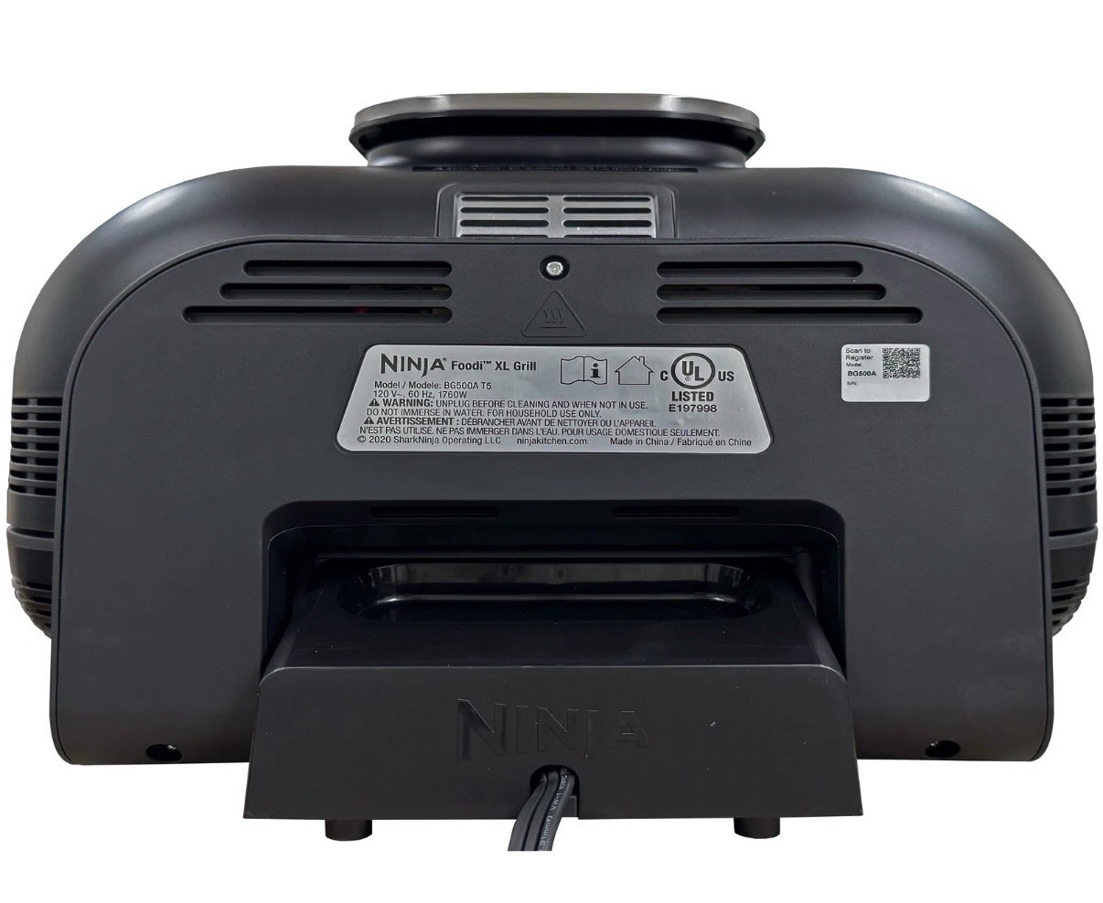 Ninja BG500A Foodi 5-in-1 Indoor Grill Air Fryer w/Accessories – Box Damaged
